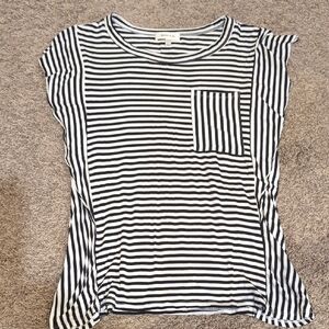 Striped Short Sleeve Top